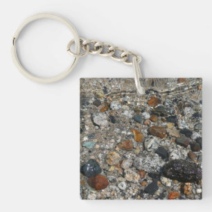 Granite Pebbles in Tenaya Lake at Yosemite Keychain