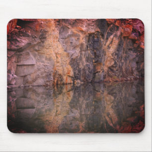 Granite Rock Quarry Wall Reflection #3 Nature  Mouse Pad