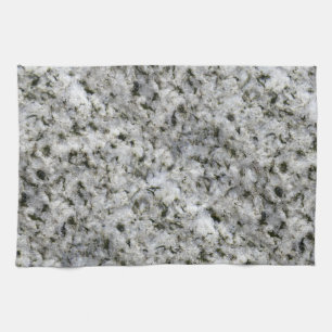 Granite Rock White Kitchen Towel
