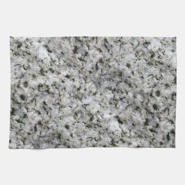 Granite Rock White Kitchen Towel (Horizontal)