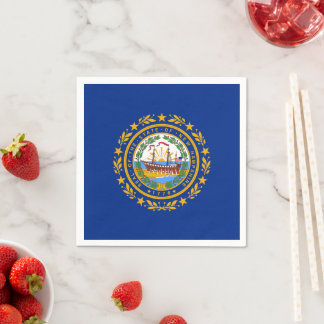 Granite Stater Flag, Flag of New Hampshire Napkin