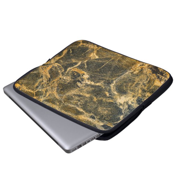 Granite Stone Pattern Laptop Sleeve (Front Bottom)