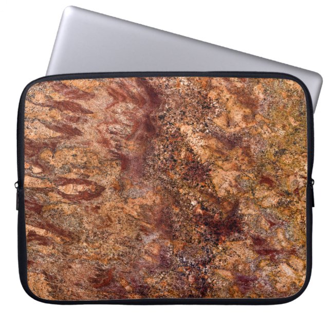 Granite Stone Pattern Laptop Sleeve (Front)