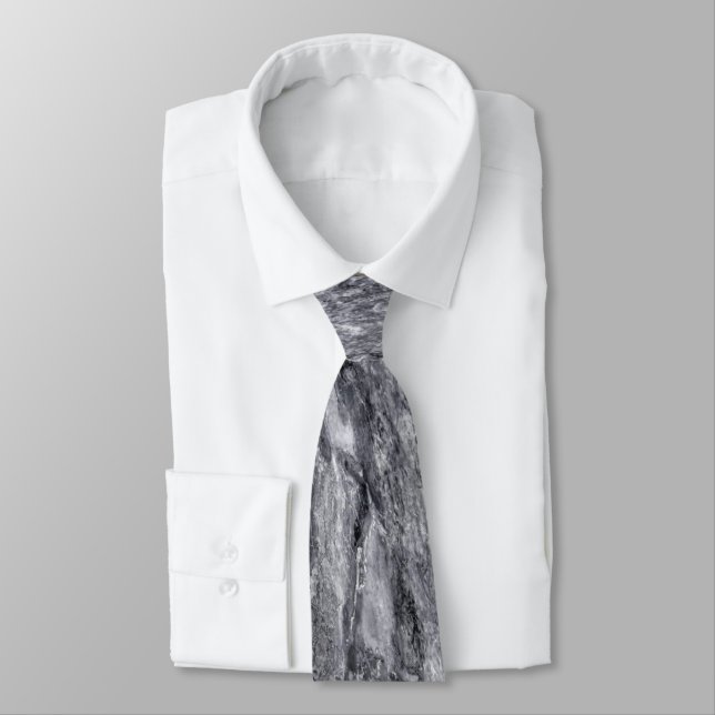 Granite Stone Pattern Tie (Tied)