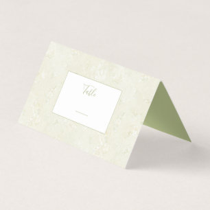 Granite stone table number card