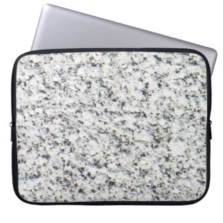 Granite surface pattern laptop sleeve