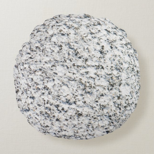 Granite surface pattern round pillow (Front)
