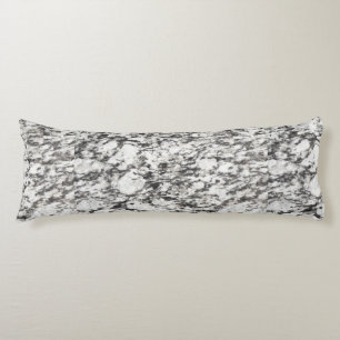 Granite texture Background of marble in black Body Pillow