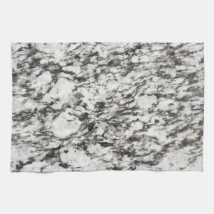 Granite texture   Background of marble in black Kitchen Towel