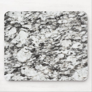 Granite texture   Background of marble in black Mouse Pad