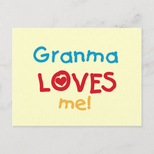 Granma Loves Me T-shirts and Gifts Postcard