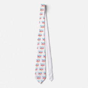 Granma Loves Me T-shirts and Gifts Tie