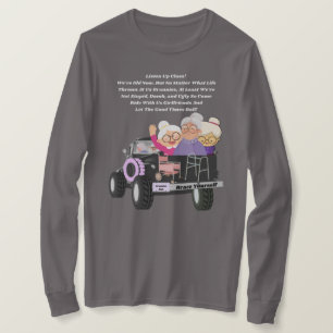 Grannies Ride Grey Long Sleeve T-Shirt