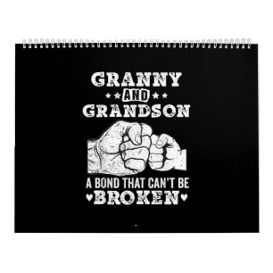 Granny And Grandson A Bond That Cant Be Broken Calendar