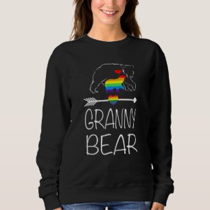 Granny Bear Proud Mom Rainbow Flag Lgbt Pride Sweatshirt