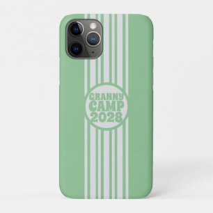 Granny Camp Retro Green Text iPhone 11 Pro Case