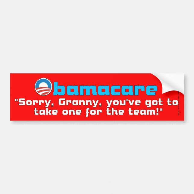 Granny Care Bumper Sticker (Front)