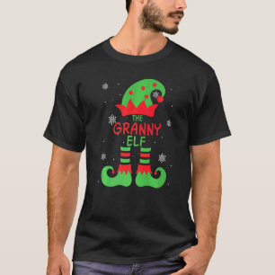 Granny Elf Xmas Family Matching Group Christmas Ou T-Shirt