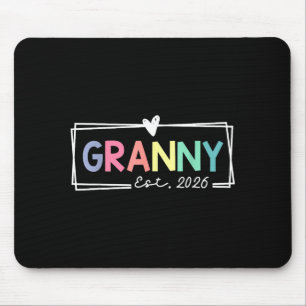 Granny Est 2026 Promoted To Grandma 2026 For Grand Mouse Pad