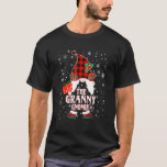 Granny Gnome Buffalo Plaid Matching Family Christm T-Shirt<br><div class="desc">Granny Gnome Buffalo Plaid Matching Family Christmas Pajama 5</div>