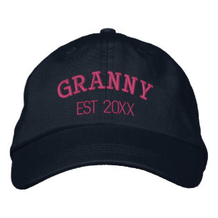 Granny Grandmother Personalized Gift Custom Text Embroidered Hat