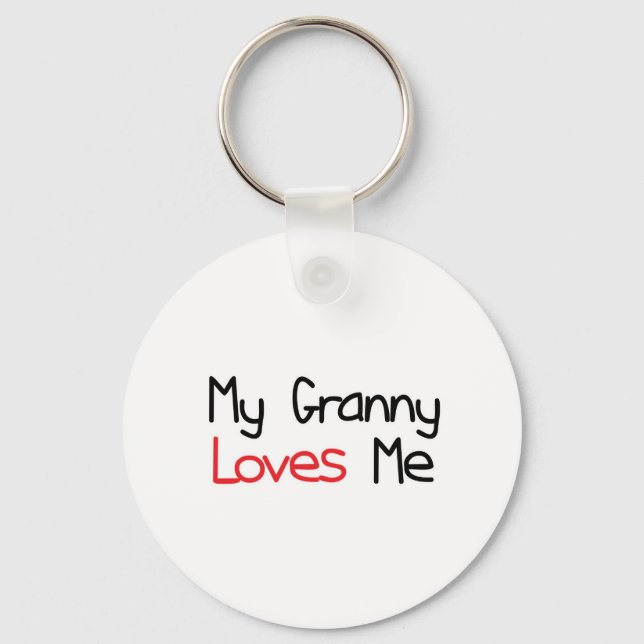 Granny Loves Me Keychain (Front)