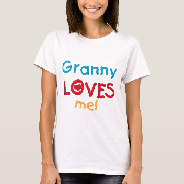 Granny Loves Me Tshirts and Gifts (Front)