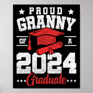 Granny Of A Cl Of 2024 Graduate Senior Graduation Poster