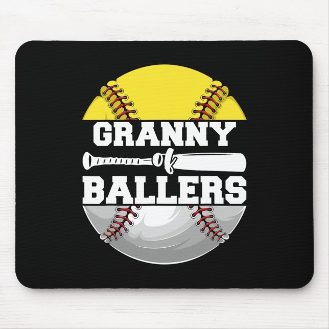 Granny Of Llers Funny Softll Sell Grandma  Mouse Pad (Front)