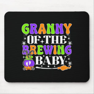 Granny Of The Brewing Baby Halloween Witch Baby Sh Mouse Pad