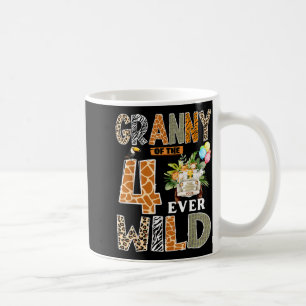 Granny Of The Four Ever Wild Safari 4th Birthday B Coffee Mug