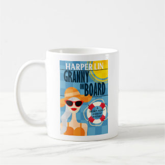 Granny on Board by Harper Lin Book Cover Mug