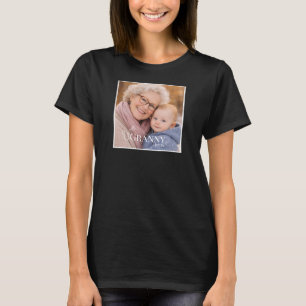 Granny or Grammy photo Established Year Heart T-Shirt