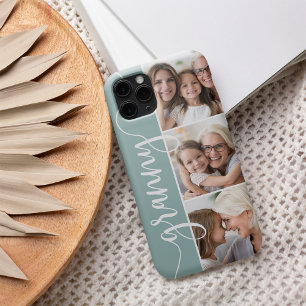 Granny Script Grandma Photo Collage iPhone 13 Case