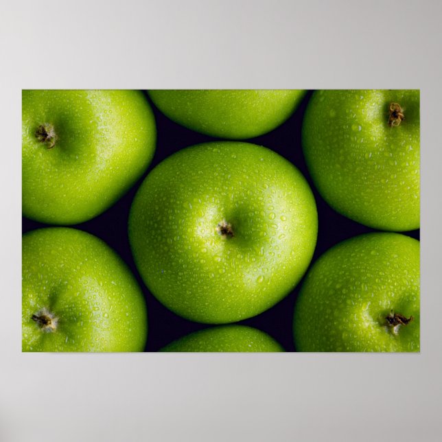 Granny Smith apples Poster (Front)