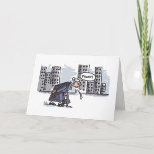 Granny Spitting ! carte de voeux