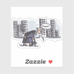 Granny Spitting! contour sticker