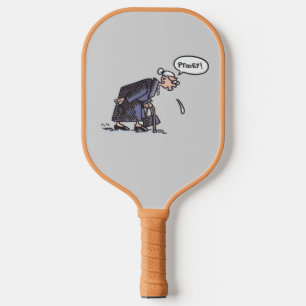 Granny Spitting! tan pickleball paddle