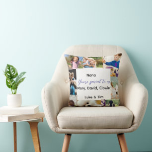 Granny's Photo Album Gift Throw Pillow