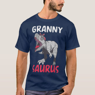 Grannysaurus T Re Dinosaur Grandma Saurus Mom Moth T-Shirt