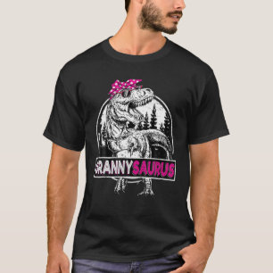 Grannysaurus T Rex Dinosaur Granny Saurus Mother's T-Shirt