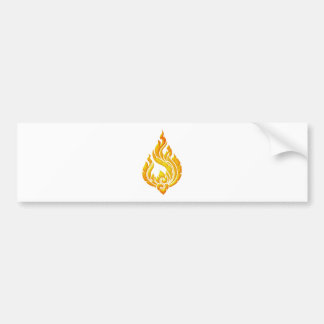 Granok Flames Bumper Sticker