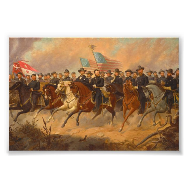 Grant and His Generals by Ole Peter Hansen Balling Photo Print (Front)