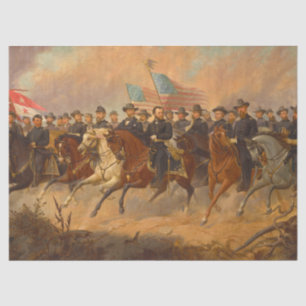 Grant and His Generals by Ole Peter Hansen Balling Tissue Paper