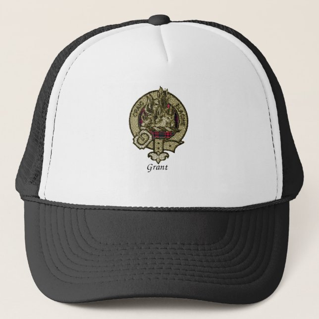 Grant Clan Crest Trucker Hat (Front)