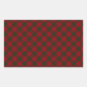 Grant Clan Tartan Designed Print Sticker
