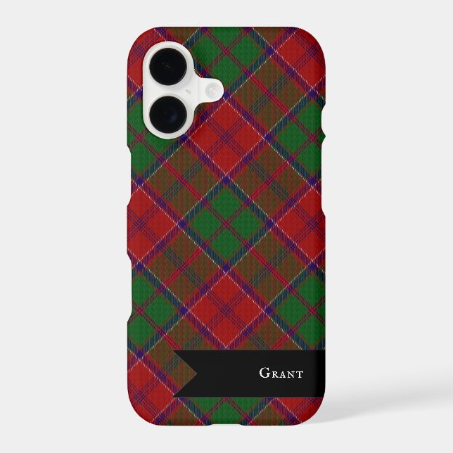 Grant Clan Tartan Scottish Plaid (Back)