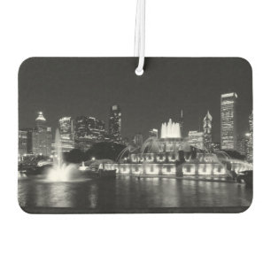 Grant Park Chicago Grayscale Air Freshener