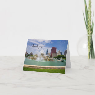 Grant Park City View Thank You Card
