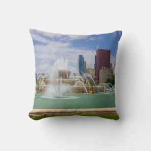 Grant Park City View Throw Pillow